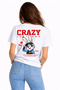 Crazy Animal Lover Combination 2-Piece Oversize Unisex Couple T-Shirt Set - 2
