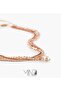 Helena Women's Necklace, 18K Gold, Beaded Pendant Necklace, with Czech Beads, Crystal & Pearl, Handmade Adjustable Jewelry - 2