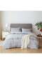 Duvet Cover Queen Size Set, 3 PC Ultra Soft Microfiber Breathable Bedding Sets with Zipper Ties - 4
