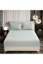 Bedding Fitted Sheet - Fits 120x200 Cm For Twin Bed 2 Pcs (1 Fitted Sheet and 1 Pillowcase) - 30 Cm Deep Pocket - Solid Bed Sheet