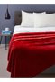 Lightweight Summer Blanket King Size 310 GSM Extra Soft Fleece All Season Blanket Bed And Sofa Throw Maroon 220 x 230cm - 4
