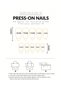 24Pcs Almond Shape Fake Nails French Manicure White Full Cover Simple Design Women Girls Jelly Nail Art Supplies Random Delivery Press-On Nails - 5