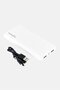 10000mAh Slim Power Bank Dual Usb-A Output, White - 2