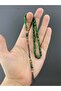 Ankle Length Capsule Cut Opal Simulated Rosary Beads with Rodage Special Tassel Design Special Series - 2