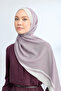 Elegant Harmony Frame Pattern Shawl - Lavender