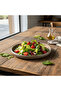 Luhpar Round Ceramic Salad Plate 22.1 cm | Taupe, Off White, Brown - 2