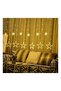 LED Star Shaped Indoor Outdoor Decorative Hanging Lights White 4x0.6+1meter - 3