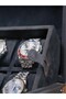 8-Piece Luxury Leather Watch Box Petra Watch Box - Togo Dark Gray - 4