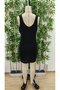 Women's Sleeveless Skirt Gather Detail Knitwear Dress - 7