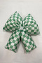 Digital Printing Checkered Bow Oven Ornament Decorative Filled Soft Handmade - 3