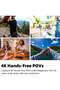 4K Mini Action Camera|Ultra-Light Thumb-Sized Body Cam with WiFi, 360° Rotating Clip, Magnetic Mount - 3