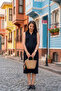Aura Relax Shirt Collar Zero Sleeve Maternity Dress - 2