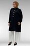 68035 Plus Size Magic Button Detailed Maroken Shirt - Black - 5