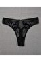 Tül Detaylı Tanga String - 6