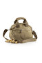 Small Size Crinkle Waterproof Lightweight Fabric Women's Multi-Compartment Crossbody Daily Hand Shoulder Bag Camel 146X