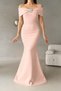 Powder Madonna Collar Stone Detail Maxi Length Scuba Fabric Fishnet Evening Dress