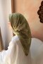 Desen Senfonisi Aqua Soft Green Scarf – Premium Patterned Hijab Scarf - 2