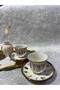 ⏰   Roman Numeral Porcelain Coffee Cup Set – for 6 People - 4