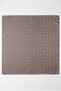 Oval Pattern Ayrobin Jacquard Scarf - Brown - 2