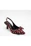 Hco Bowknot Polka Dot Women's Heeled Shoes - 2