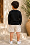Boys Basic T Shirt R/N L/S, 12M - 3