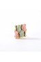 Xuping Colorful Enamel Detailed Gold Women's Stud Earrings - 3