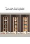 Living Room Bedroom Study Room Decoration LED Bookshelf Lamp, Movable 4-Tier Floor Lamp with Storage Rack with Remote Control 11W - 4
