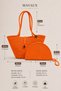 Rio Havana Shoulder Bag + Moss Clutch 2-Piece Women's Straw Shoulder Bag and Zippered Handbag Set Stylish Design Large Size Bag Suitable for Beach, Daily Use, and Vacation - 2