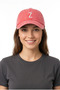 Red Embroidered Washable Vintage Unisex Hat with Letter Z