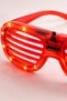 Shutter Party Glasses Led Light up Red Luxury Neon Framed Festival Costume Accessory - 5
