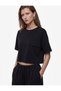 Ornamental Cargo Pocket Detailed Wrinkled Fabric Crew Neck Short Sleeve T-Shirt - 3