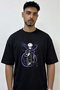 Gojo Satoru_9 Design Printed Oversize Black T-Shirt