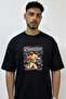 Khamzat Chimaev_1 Design Printed Oversize Black T-Shirt