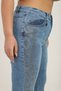 Plus Size Bead Stone Embellished Spanish Flare Zipper Lycra Women's Trousers - 3