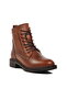 Tan Women's Heeled Boots - 3