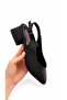 Black Matte Women's 5 cm Classic Heeled Shoes 7115 - 2