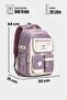Unisex School Backpack Travel Camping Daily Student Backpack School Bag 2469 Lila - 6