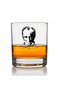 Ataturk Signature and Portrait Whiskey Glass - Mustafa Kemal Atatürk Printed Glass Presentation Glass, Gift