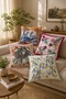 Floral and Zebra Patterned 4-Piece Throw Pillow Cover Set - 2