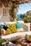 Romantic Bull Patterned 4-Piece Throw Pillow Cover Set - 2