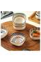 6.8 Oz Heat-Resistant Ceramic Bowl Set of 6 - Exquisite, Compact, Microwave-Safe Spice Bowls - Suitable for Salad, Sushi, Fruit, Seasoning, Appetizers, Kitchens, Restaurants, and Sushi Shops - 3