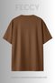 Premium Coffee Drinking Bear Printed Theme Unisex Oversize Women's T-Shirt Men's T-Shirt Cotton Oversize T-Shirt - 4