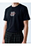 Black Printed Men's Shorts Pajama Set - 3