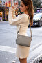 Viatox Vs 6020 Women's 4-Compartment Waterproof Parachute Fabric Adjustable Crossbody Bag Light Gray - 3