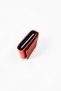 Text Print Detailed, Mechanized Orange Color Medium Size Unisex Wallet (7 cm X 10 cm) - 6