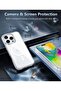 MagSafe Compatible Clear Magnetic Case for iPhone 16 Pro with Screen Protector & Camera Guard - 2