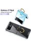 Samsung Z Flip 4 Case, Galaxy Z Flip 4 Clear Case with Ring Stand Protective Cover for Samsung Galaxy Z Flip 4 5G - 2