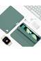 Case for iPad 10th Generation 10.9 Inch (2022 Model), Slim Stand Hard Back Shell Cover with Auto Wake/Sleep Function, Dark Green Color - 4