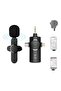 Wireless Microphone,3-in-1 Plug-Play Lapel Microphone for iPhone iPad Android Camera for Recording,YouTube,TikTok, Facebook Live Stream,Noise Reduction Auto-Sync (NO APP or Bluetooth Needed)