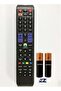 Replacement Remote Controller fit for UN32F5500 UN46F6300 UN50F5500 UN50F6300 Samsung Smart TV with battery